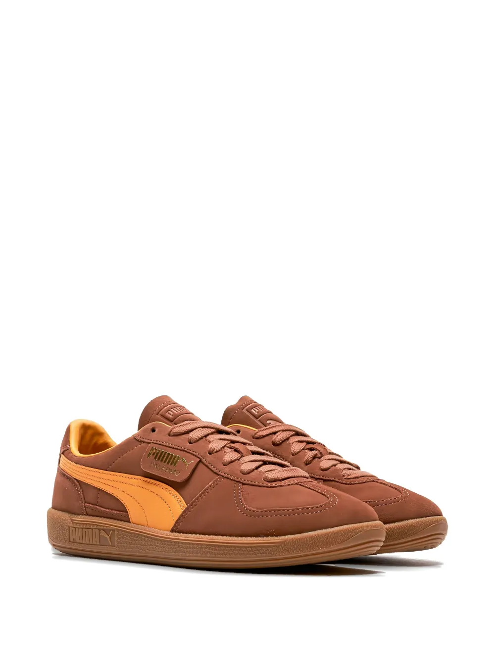 PUMA Palermo "Brown Mushroom Ginger Tea" sneakers