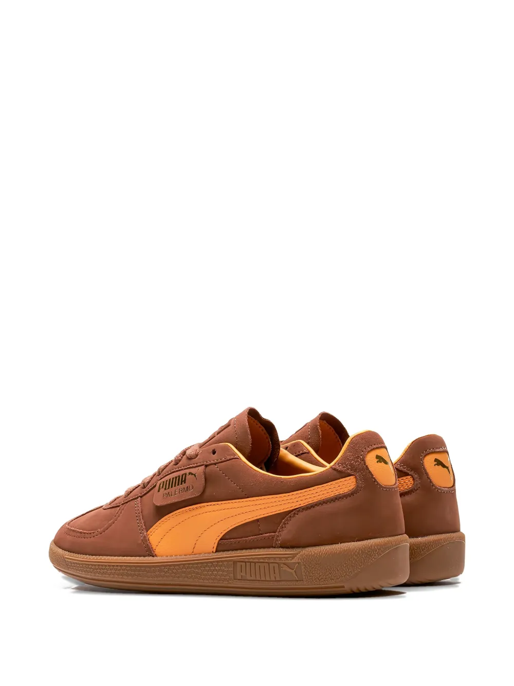 PUMA Palermo "Brown Mushroom Ginger Tea" sneakers