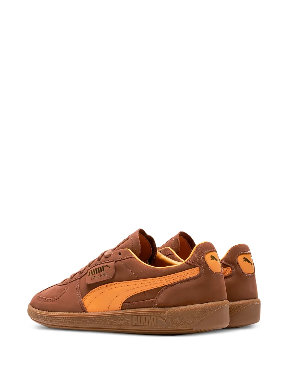 PUMA Palermo "Brown Mushroom Ginger Tea" sneakers Bruin