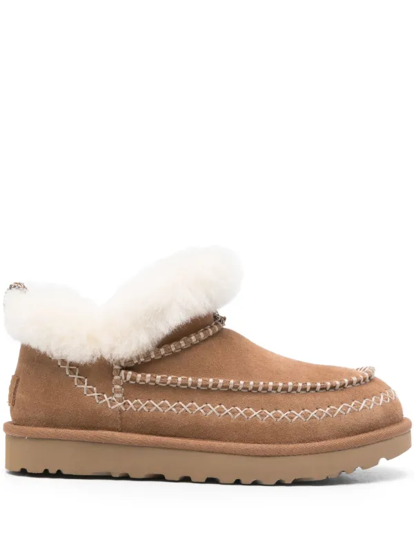 UGG Classic Ultra Mini Alpine Boots Brown FARFETCH CA