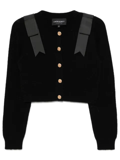 Cynthia Rowley wool cropped cardigan