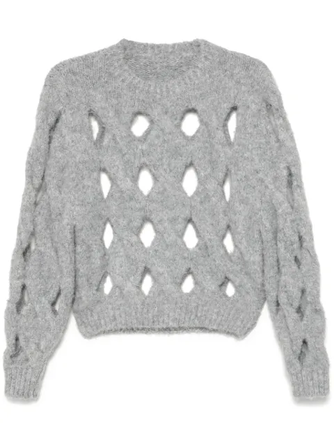 Cynthia Rowley open-knit jumper