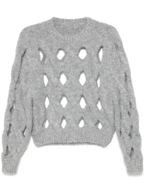 Pull en maille ajourée - Cynthia Rowley - Modalova