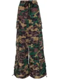 Cynthia Rowley camouflage track pants - Green