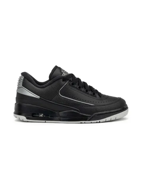 Jordan Kids Jordan 2/3 "Black/Metallic Silver" sneakers