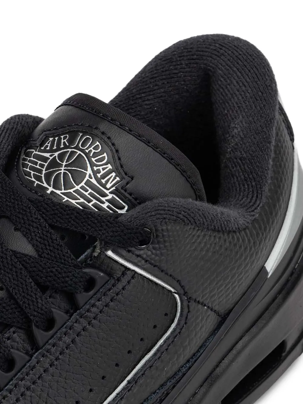 Jordan Kids Jordan 2/3 "Black/Metallic Silver" sneakers - Zwart