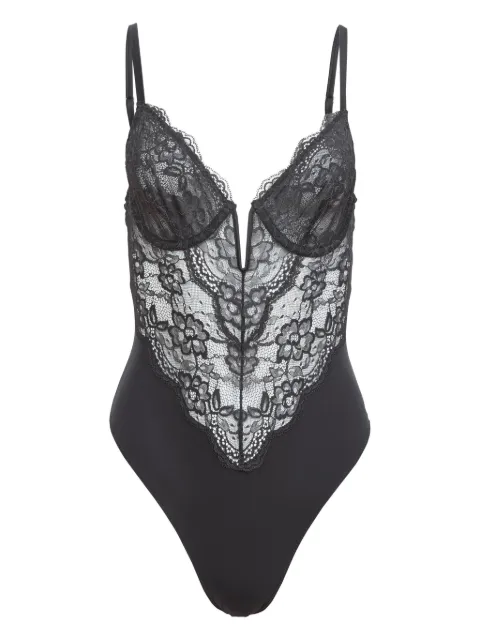 Fleur Du Mal Bianca lace bodysuit