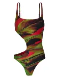 Lenny Niemeyer Monstera swimsuit - Green