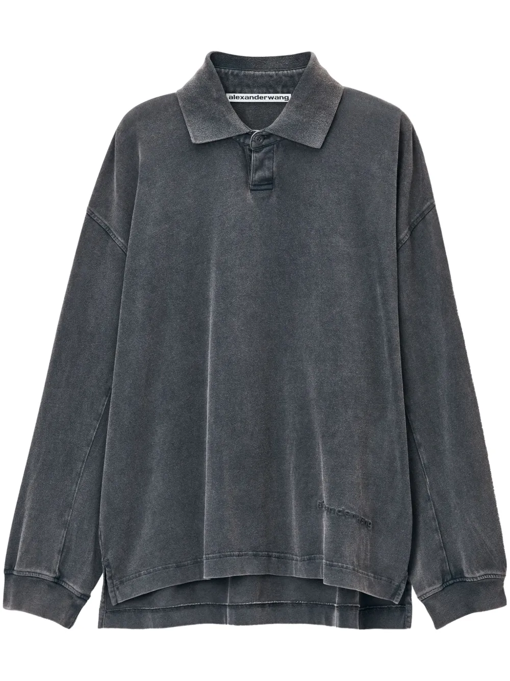 Alexander Wang playera tipo polo | gris | Image 1