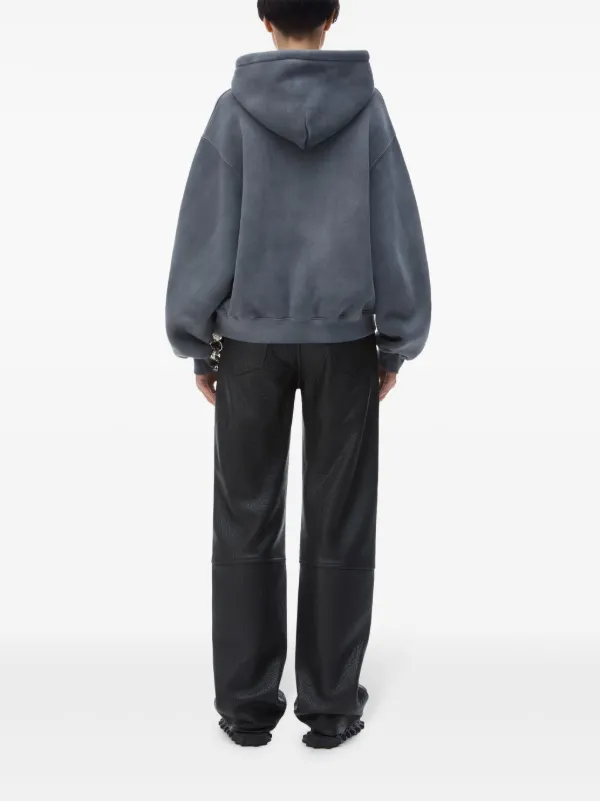 alexanderwang スウェットパーカー alexander wang - 【ラスト1点】 SWEATSHIRT HOODIE WITH