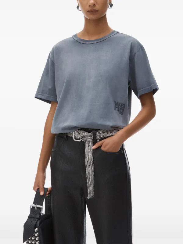 alexanderwang グレー Tシャツ Alexander Wang Essential Tシャツ | グレー | FARFETCH JP