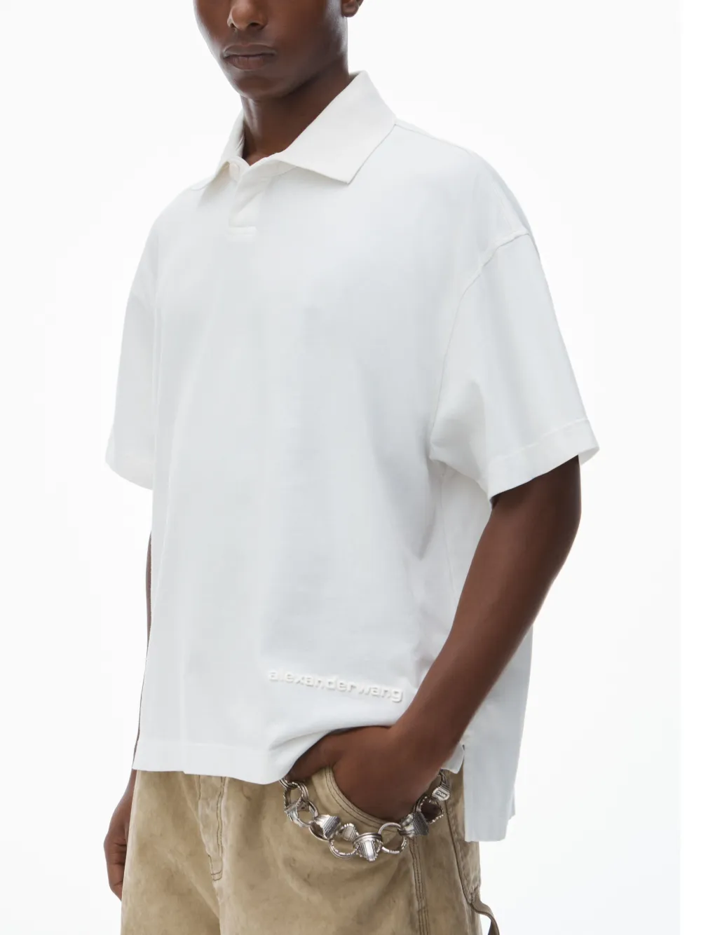 Alexander Wang Katoenen poloshirt Wit