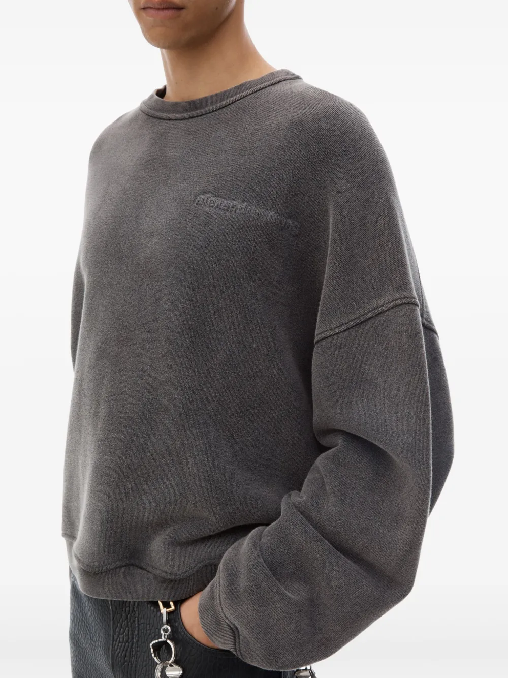 Alexander Wang Sweater met ronde hals Grijs
