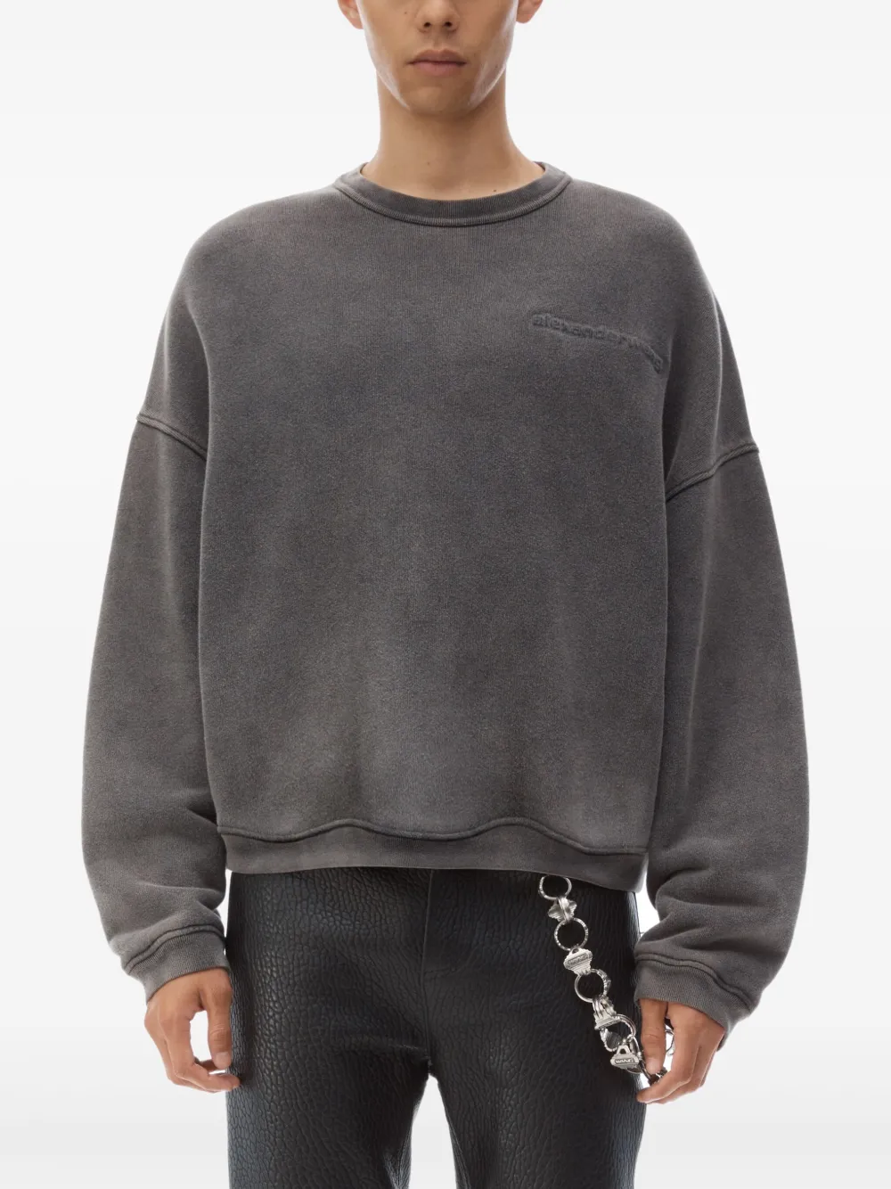 Alexander Wang Sweater met ronde hals Grijs