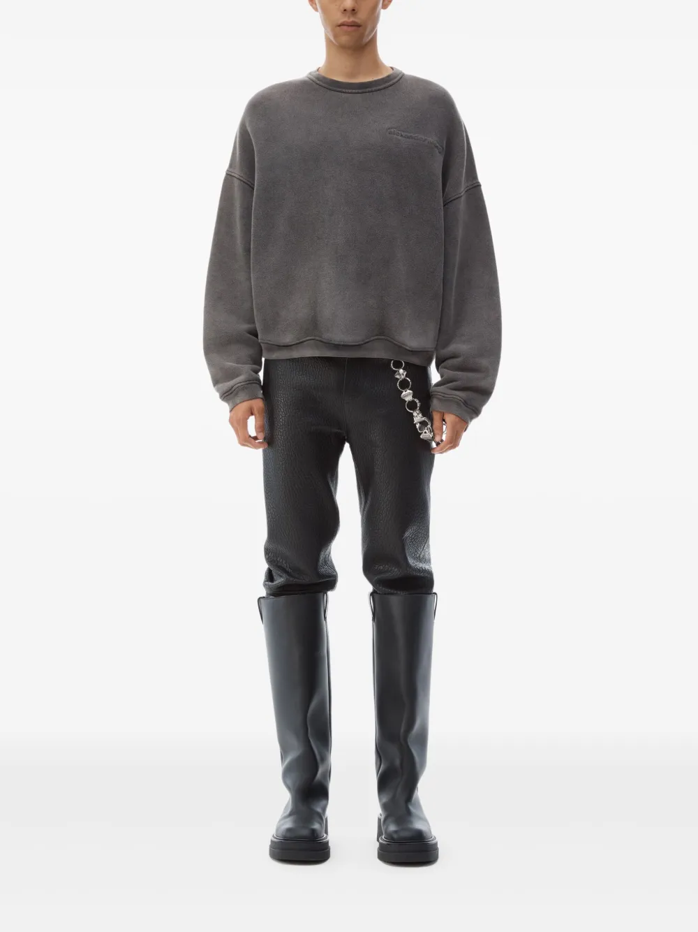 Alexander Wang Sweater met ronde hals - Grijs