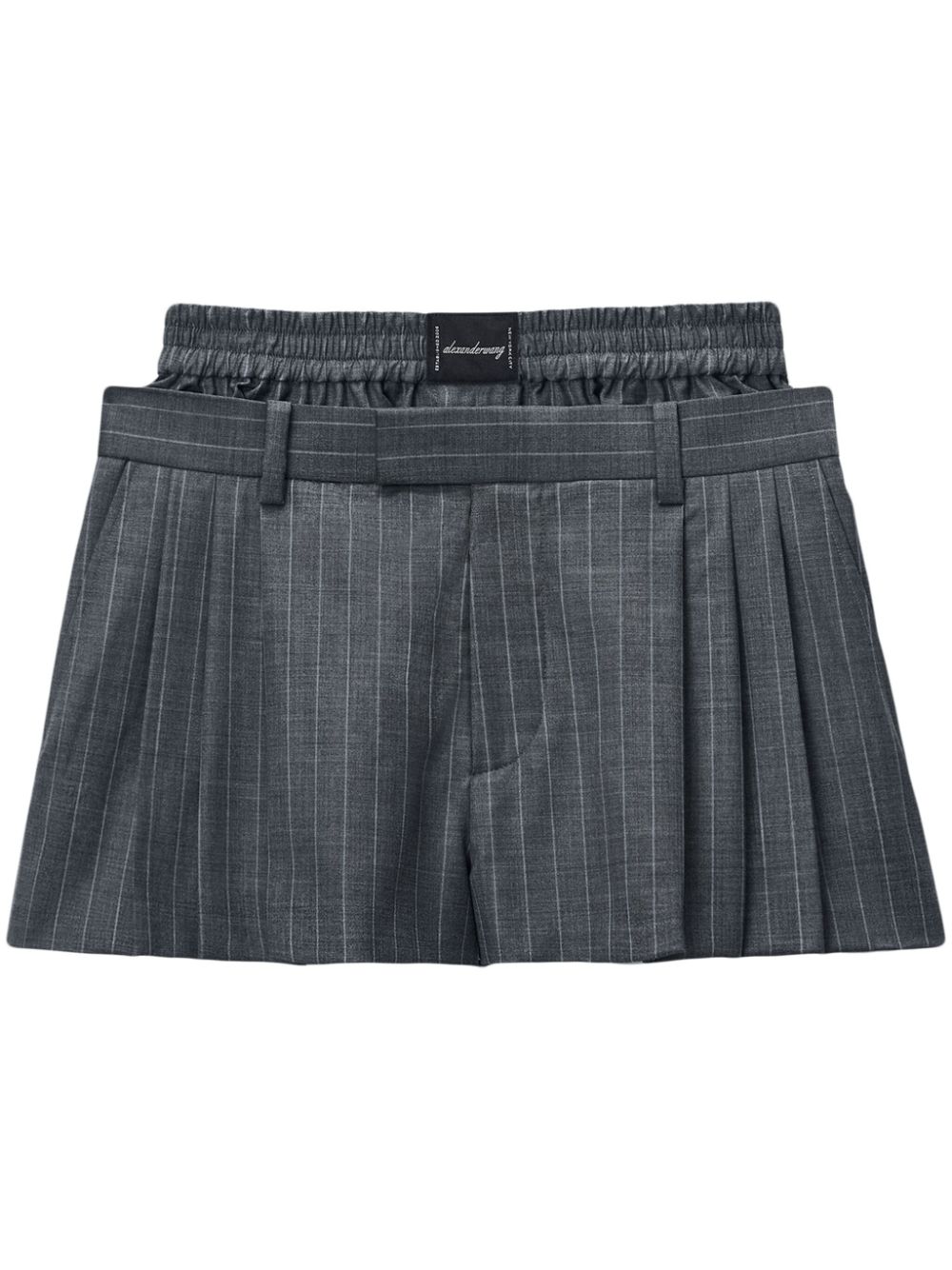 Alexander Wang boxers-inserted shorts - Grey