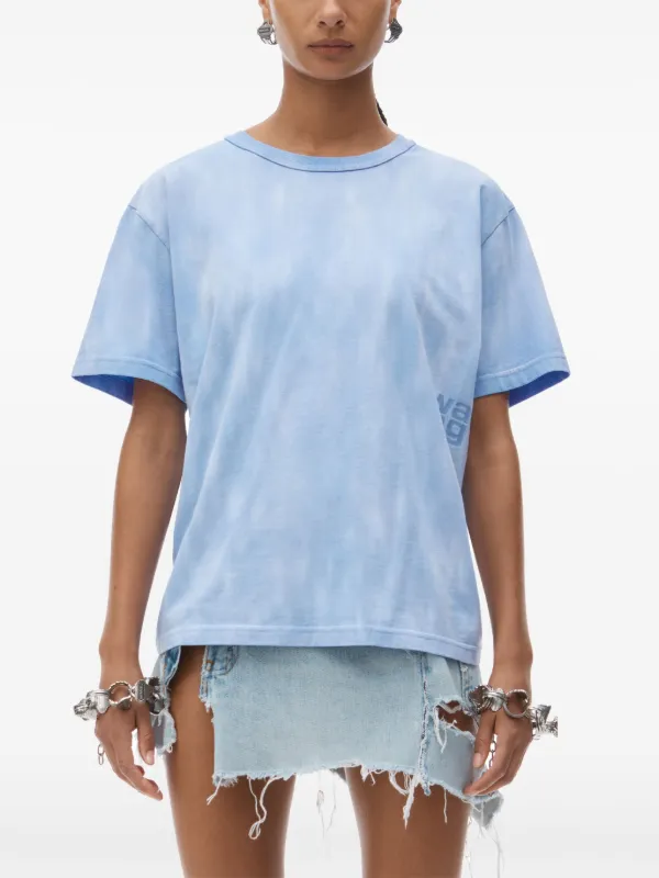 Alexander Wang ☆Essential Tシャツ Alexander Wang Essential Tシャツ | ブルー | FARFETCH JP