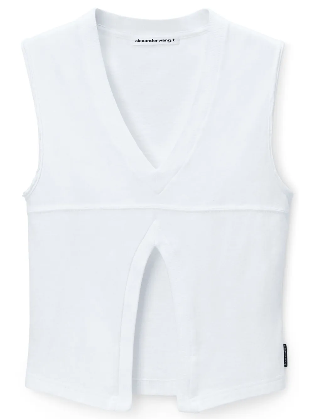 Alexander Wang V-neck Tank Top In Weiss