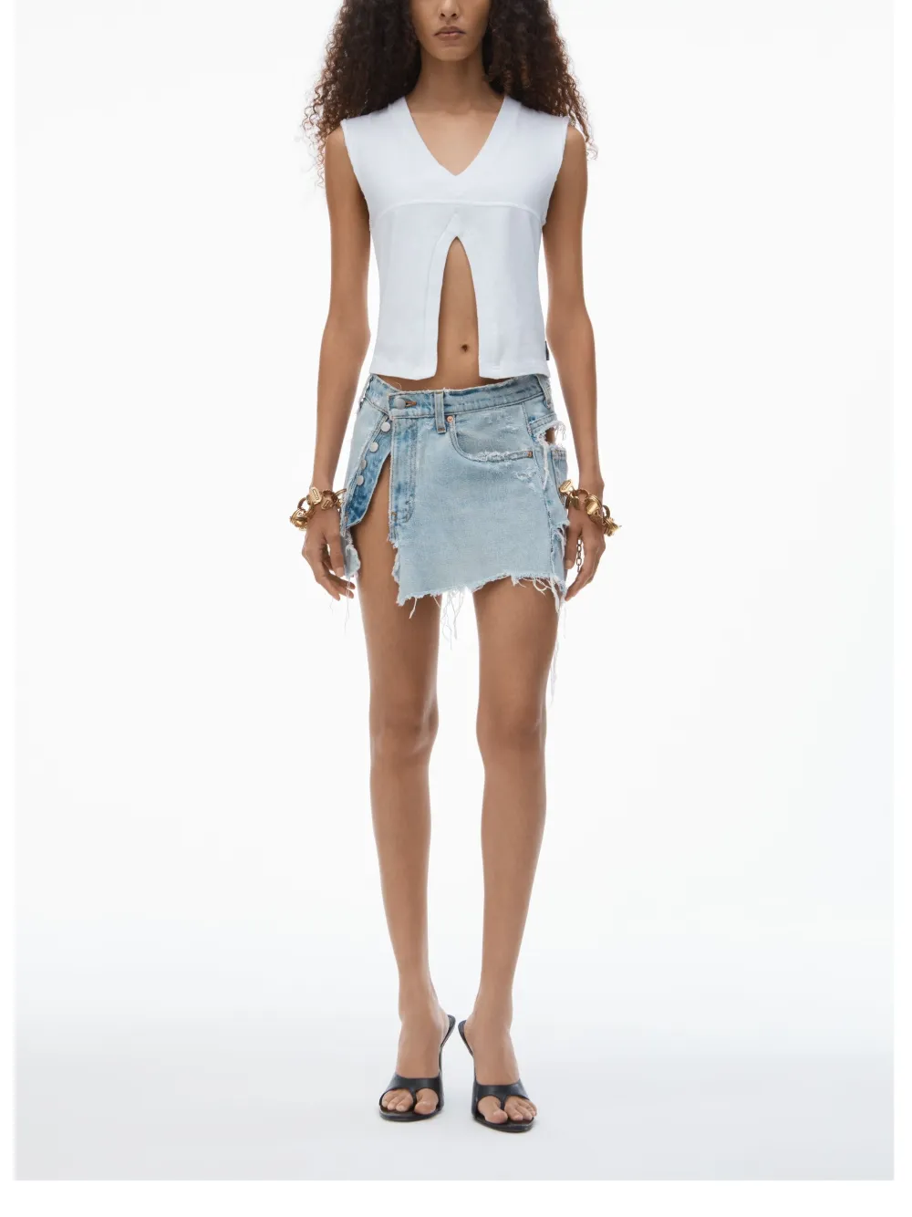 Alexander Wang Tanktop met V-hals Wit