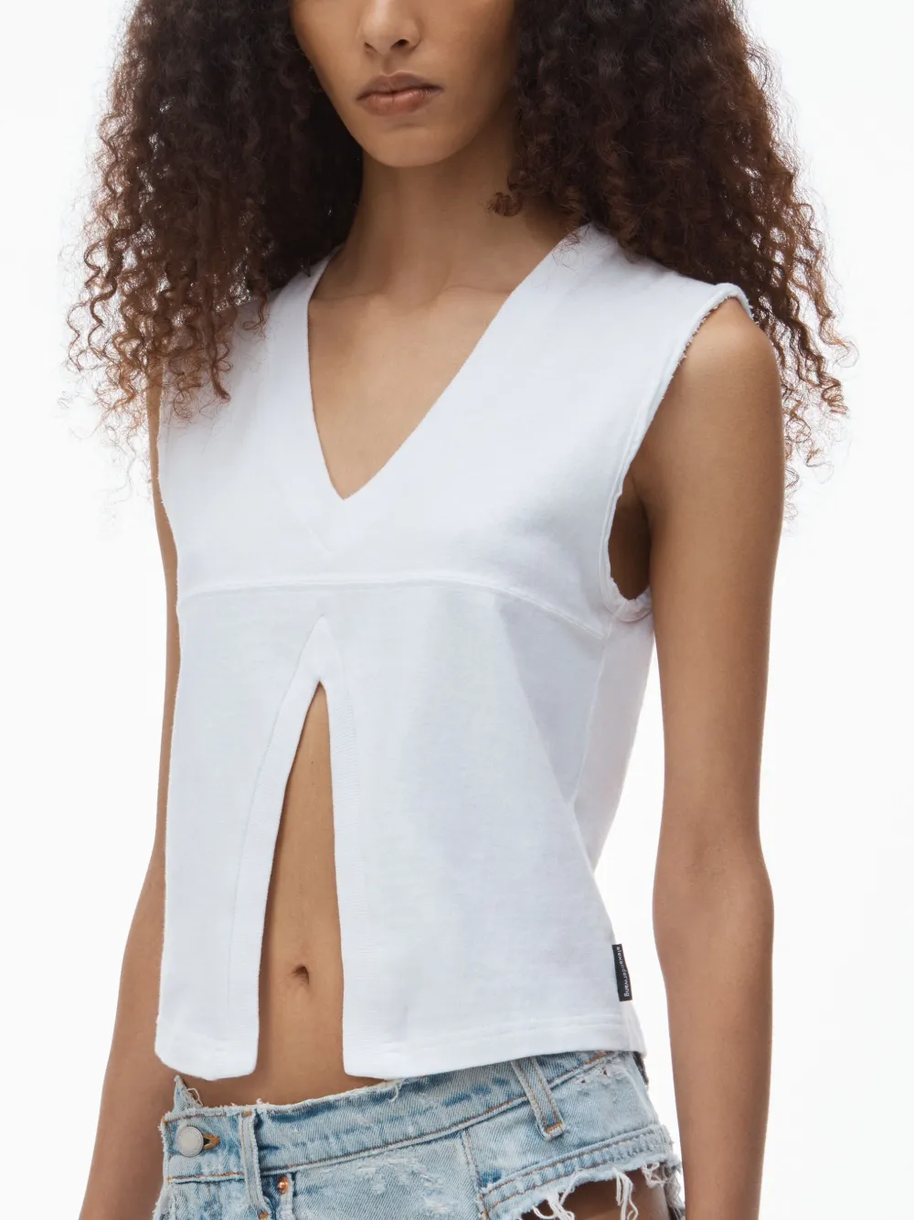 Alexander Wang Tanktop met V-hals Wit