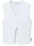 Alexander Wang V-neck tank top - White