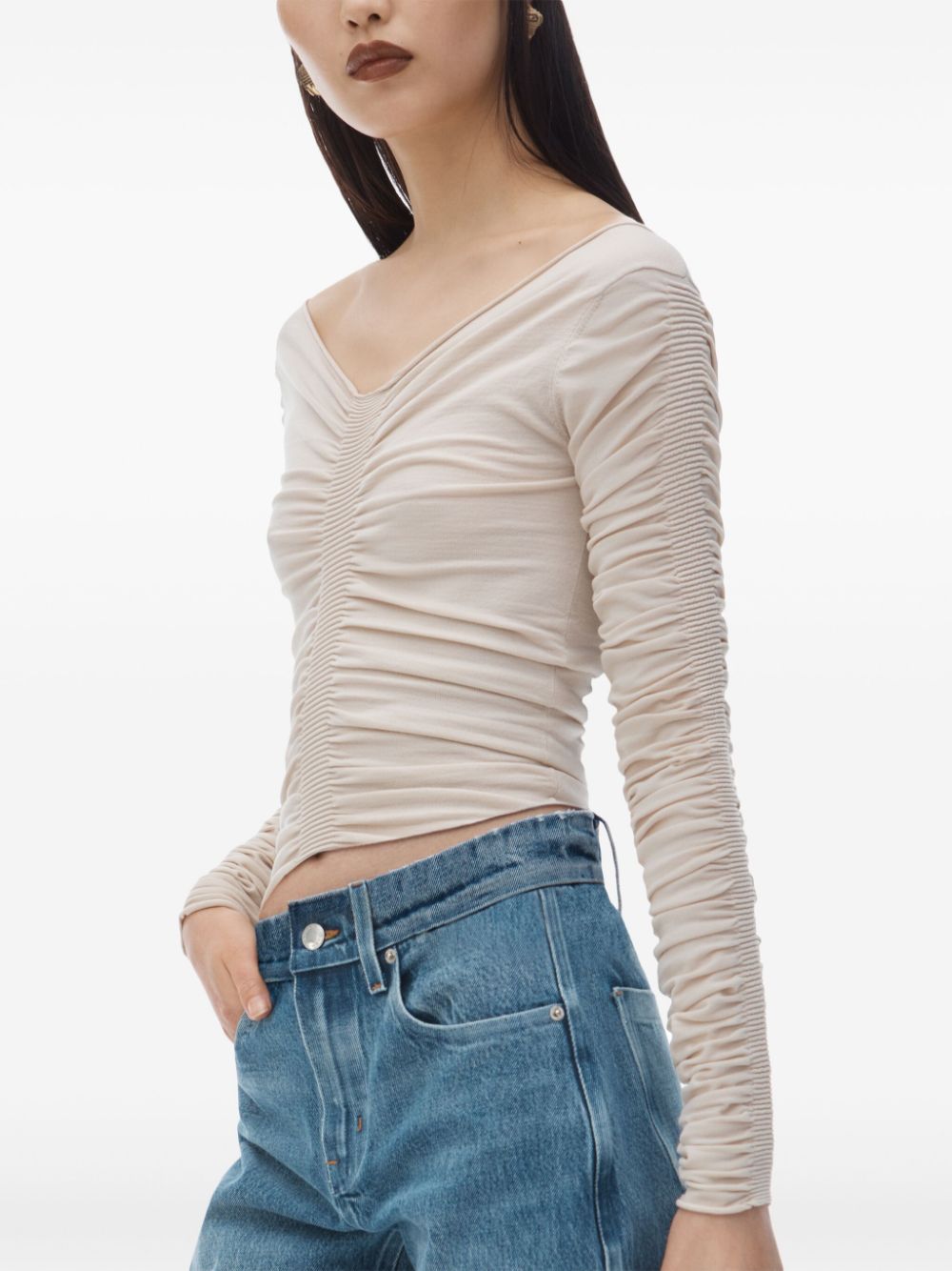 Alexander Wang ruched pullover top Women