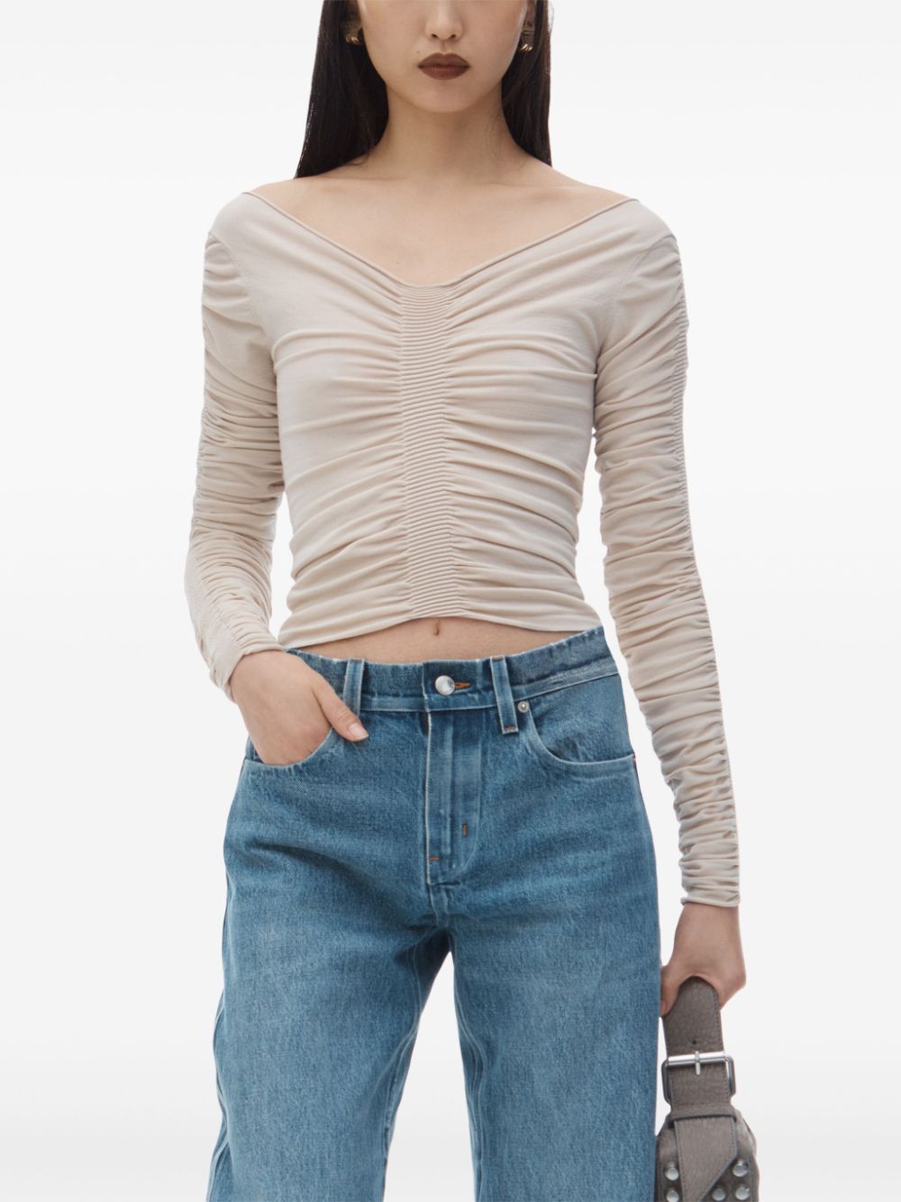 Alexander Wang ruched pullover top Women