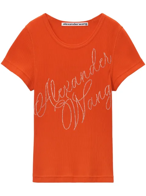 Alexander Wang logo-studded T-shirt
