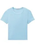Alexander Wang logo-jacquard T-shirt - Blue