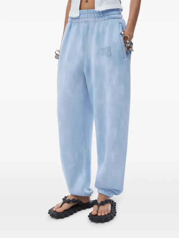 AlexanderWang★ コットンテリー トラックパンツ タイダイ Alexander Wang Terry Track Pants | Blue | FARFETCH JO