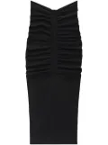 Alexander Wang ruched maxi skirt - Black