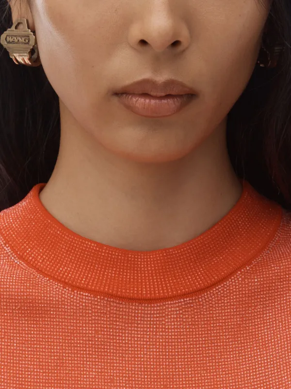 Alexander Wang mock-neck Tank Top | Orange | FARFETCH Alexander Wang mock-neck Tank Top | Orange | FARFETCH