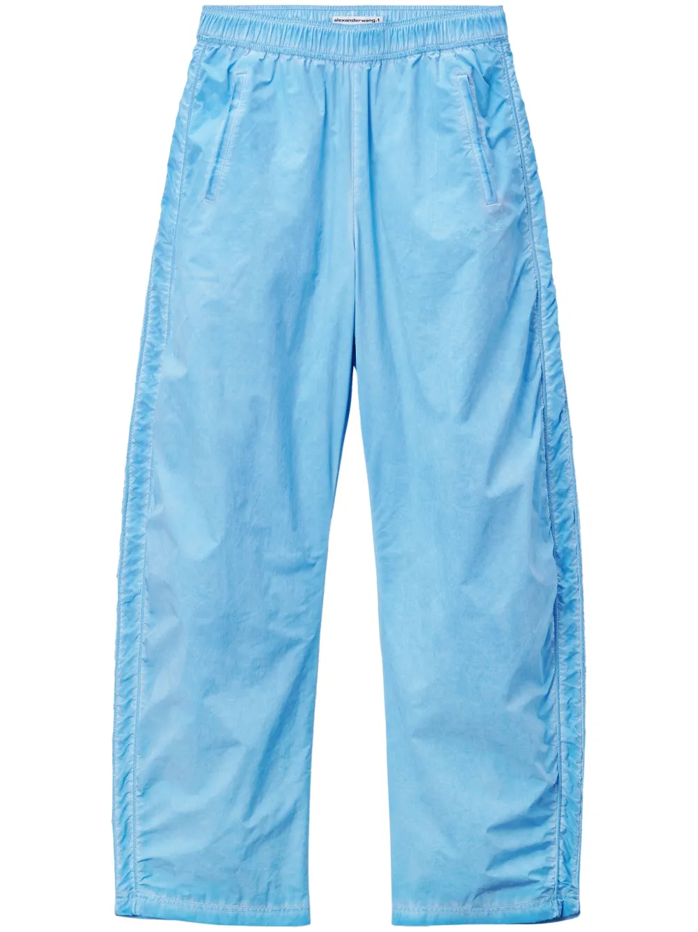 ruched seam track pants