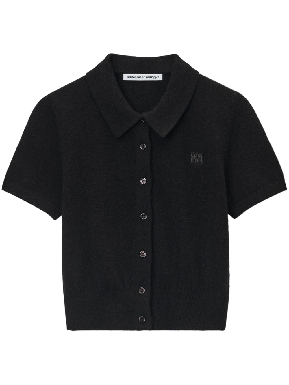 logo-embroidered polo shirt