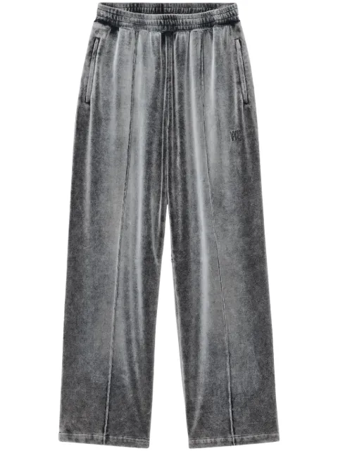 Alexander Wang embossed-logo track pants