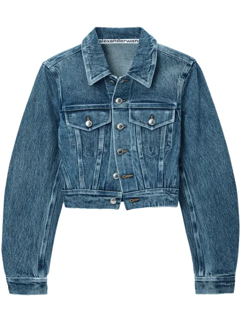 Alexander Wang bonded-seams denim jacket 