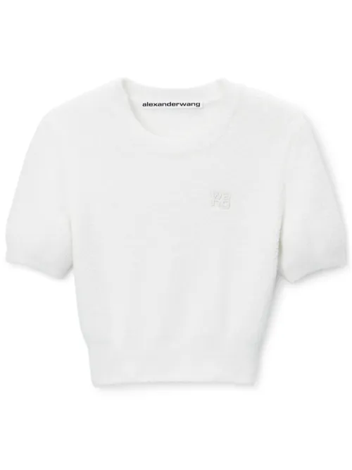 T-shirt à logo brodé - Alexander Wang - Modalova