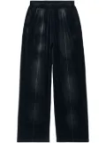 Alexander Wang rhinestone-embellished track pants - Black