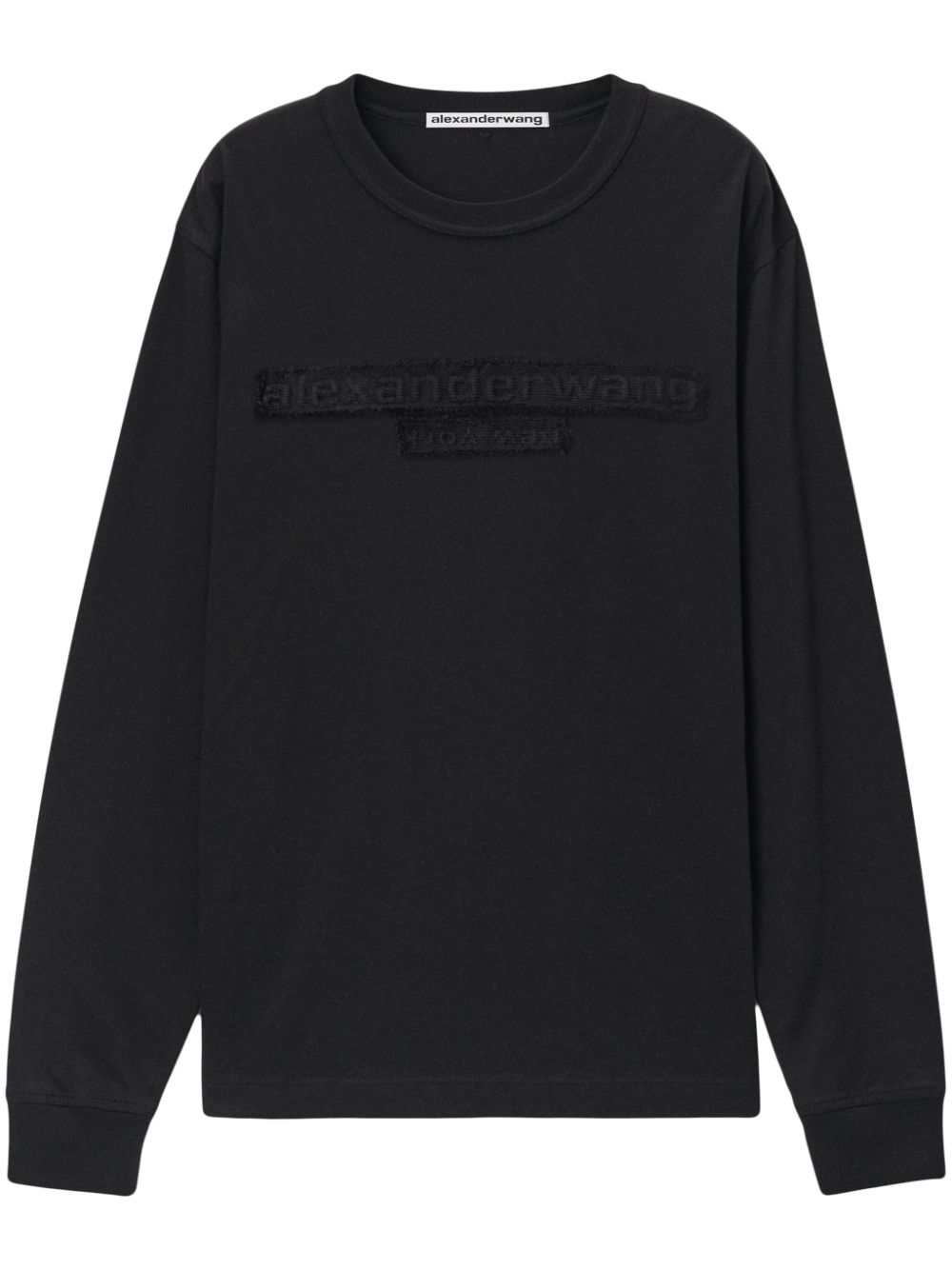 Alexander Wang Sweater met logo Zwart