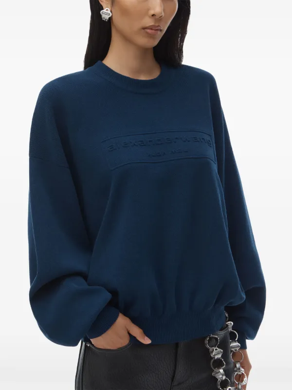 alexanderwang / ロゴ スウェットシャツ Alexander Wang ロゴ スウェットシャツ | ブルー | FARFETCH JP