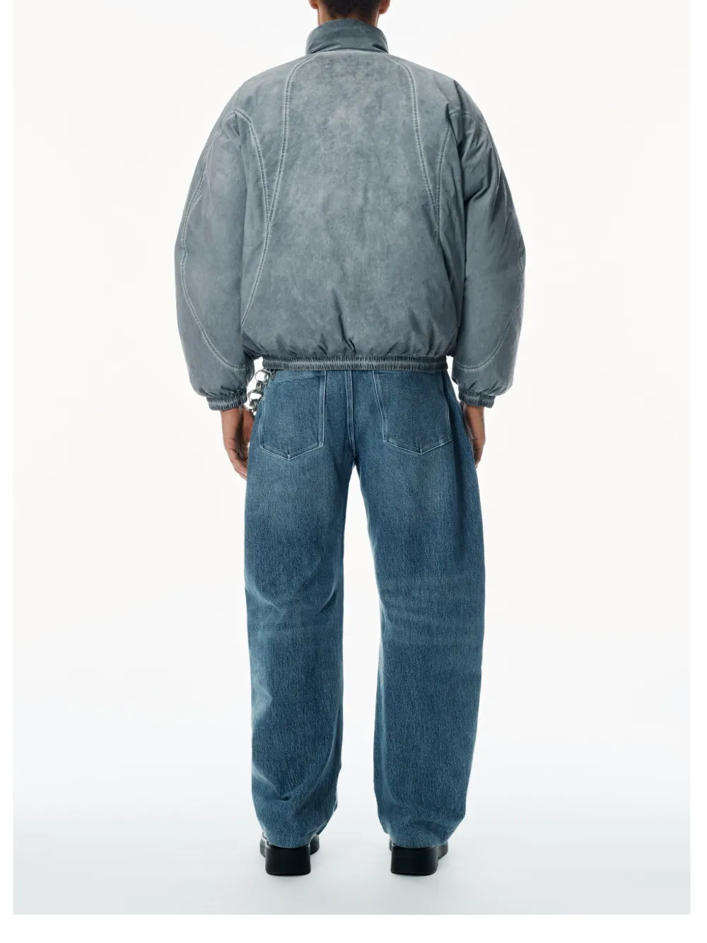 Alexander Wang Gewatteerde trainingsjack Grijs