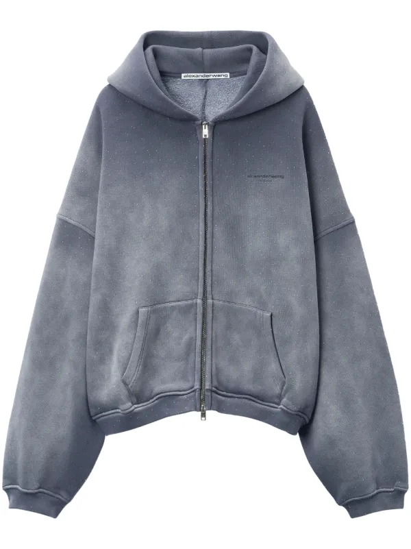 Alexander Wang Oversized Embroidered Hoodie Alexander Wang