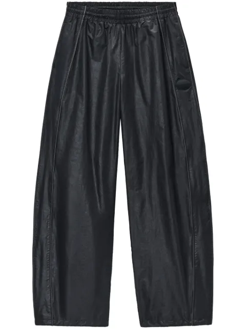 Alexander Wang pantalon de jogging en cuir artificiel
