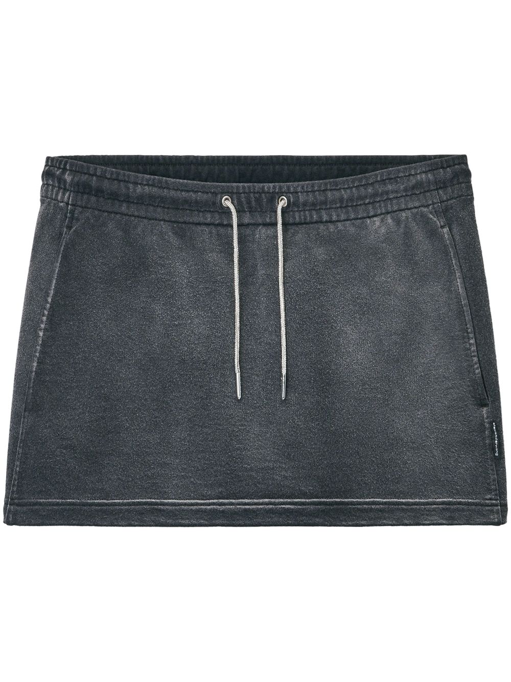 Alexander Wang drawstring-waist mini skirt - Grey