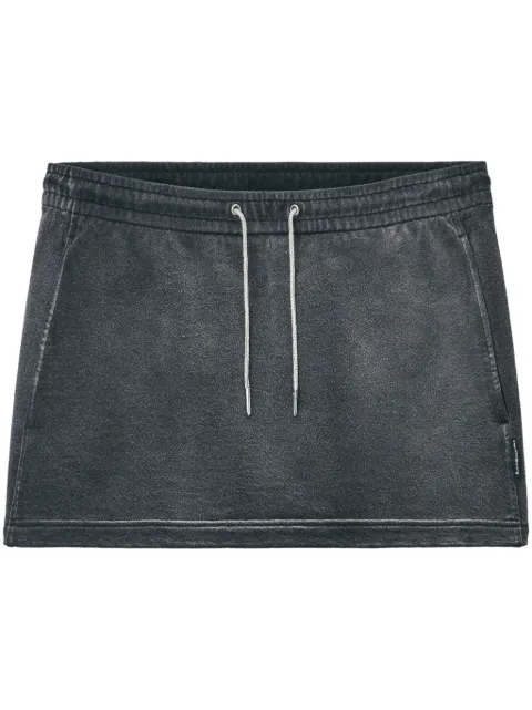 Alexander Wang falda corta con cordones en la pretina