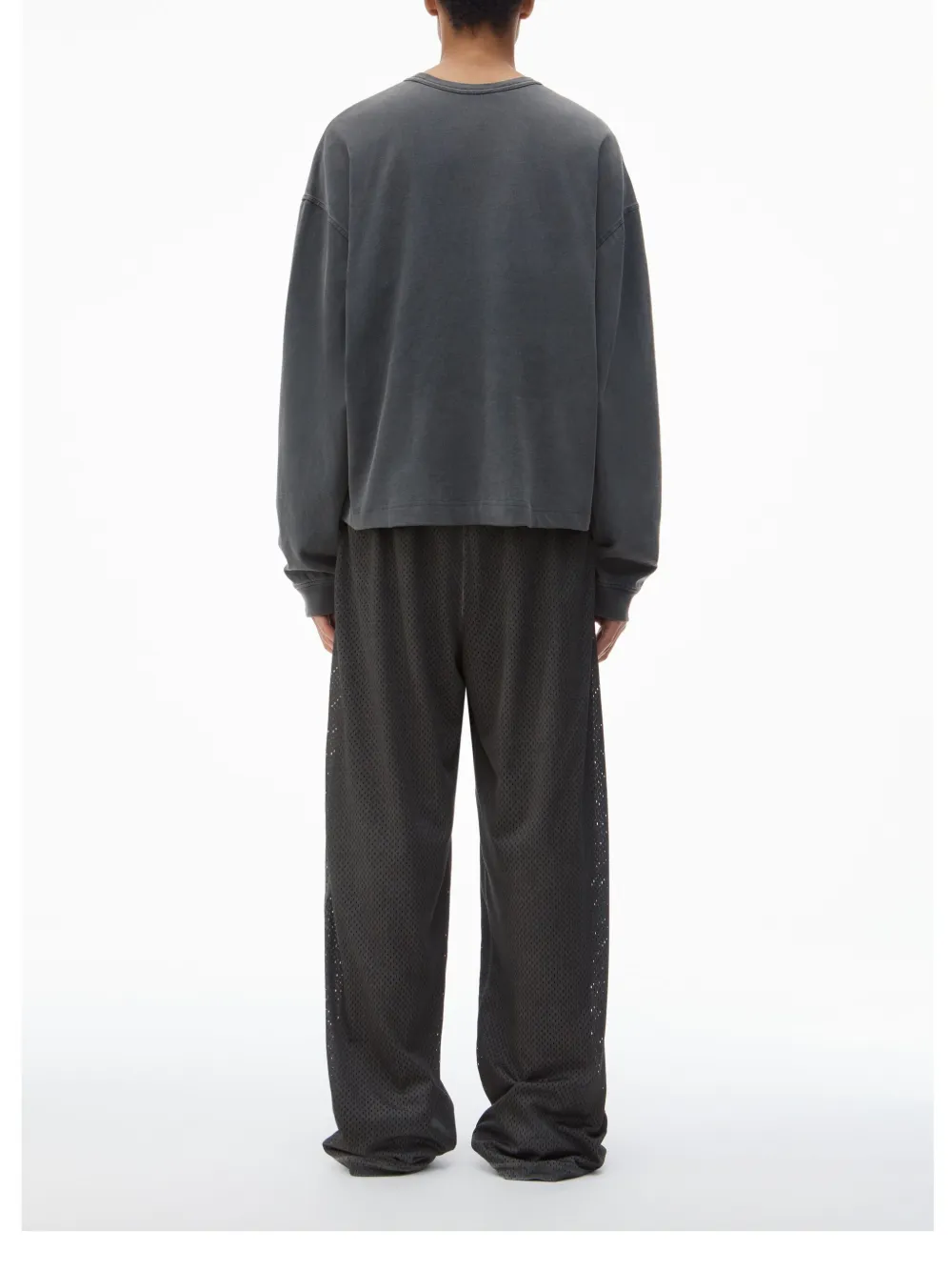 Alexander Wang Katoenen jersey T-shirt Grijs