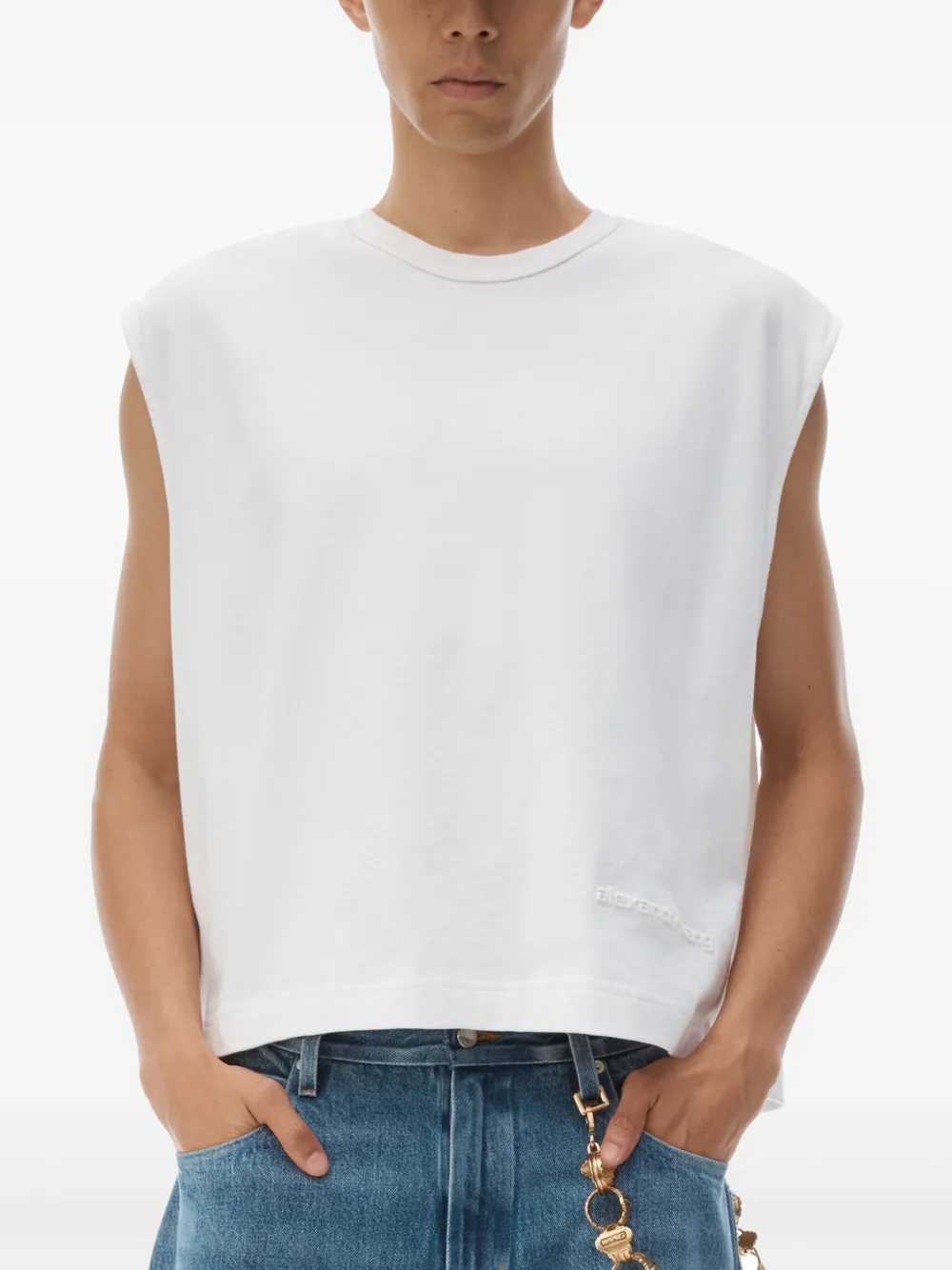 Alexander Wang Tanktop met print Wit