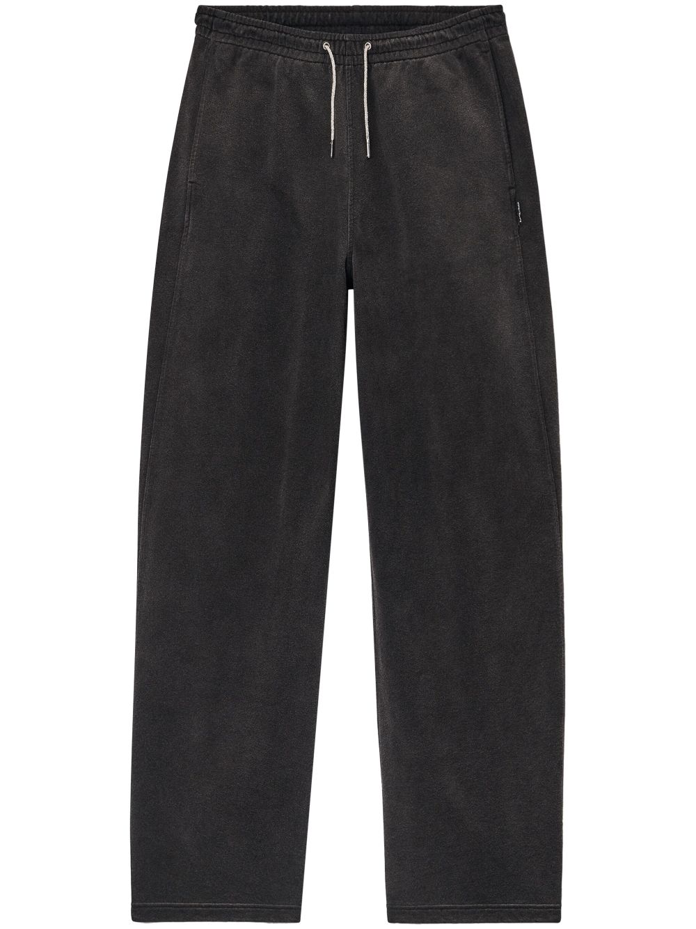 Alexander Wang rhinestone drawcord track pants - Grey