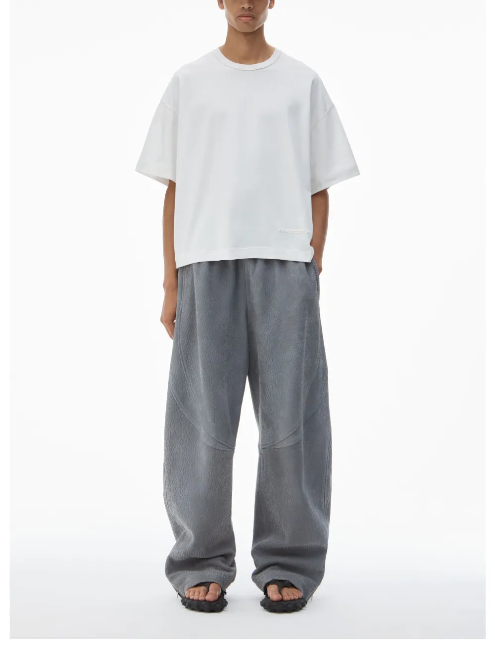Alexander Wang Katoenen jersey T-shirt Wit