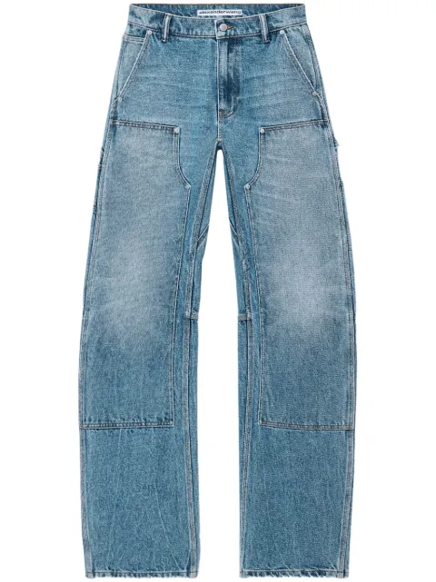 Alexander Wang Crystal carpenter jeans
